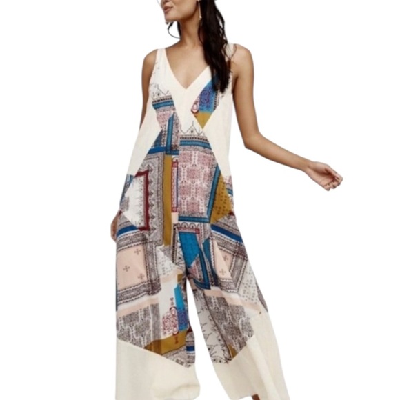 FREE PEOPLE Women’s All Patched Up Jumpsuit - Picture 1 of 14
